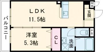 HCプレジオ草津新浜の間取り画像