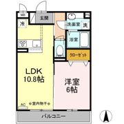 コモンリード華孝 山王の間取り画像