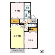 モアリエの間取り画像