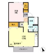 ラ・ブランシェ Aの間取り画像