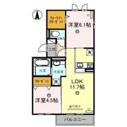 アイボヌールの間取り画像