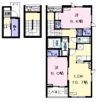 ラナンキュラスⅡの間取り画像