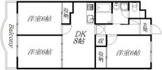 コンフォールの間取り画像