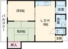 レッドハウス福益 Aの間取り画像