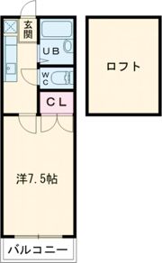 レッドハウス福益 Bの間取り画像