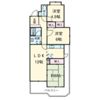 ヴェルビュ一社の間取り画像