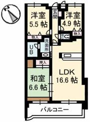 カーサ古江の間取り画像