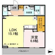 クレールの間取り画像