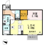 ラ・ランド浜谷 Aの間取り画像