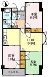 メゾン中村の間取り画像