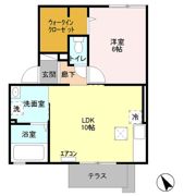 テラス冨士 Aの間取り画像