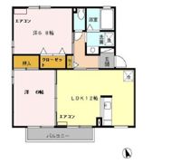 アネックス河尻 Dの間取り画像