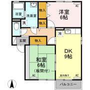 サンライズ蔵本の間取り画像