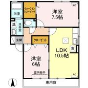 シャトーショコラ A棟の間取り画像