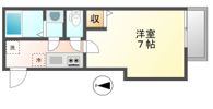 フラッティ千本鞍馬口の間取り画像