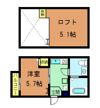 ロフティ四条大宮の間取り画像