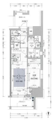 プレサンス ロジェ 丸の内 PRIME CASAの間取り画像