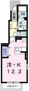 ハピネスプラージュの間取り画像