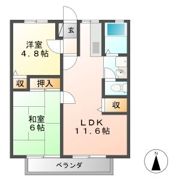 サンライズ Aの間取り画像