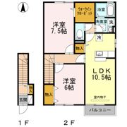 プレミール今在家の間取り画像