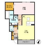 フェアリー コートの間取り画像