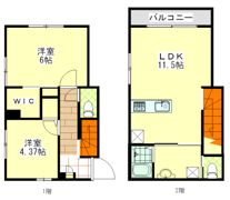 ヒルズ鶴峯の間取り画像