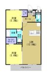 レリアテラス稲荷町の間取り画像