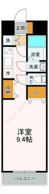 グラビスコート西原駅前の間取り画像