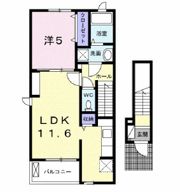 クリスタルコート さくまの間取り画像