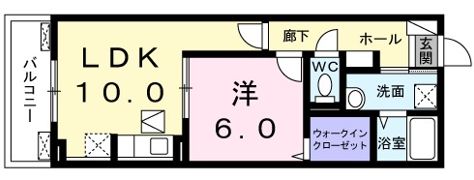 プロムナード神野の間取り画像