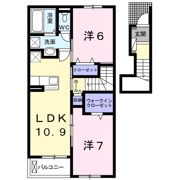 ジュネスハウスⅤ Aの間取り画像
