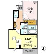 タウンコートの間取り画像