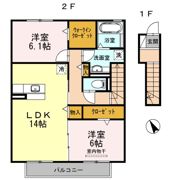 シダーヒルズ 東山 B棟の間取り画像