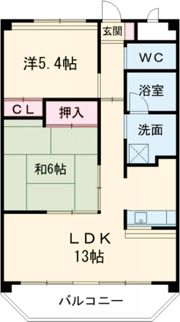 エスポワール本今の間取り画像