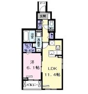 エテルノカーサⅠ．Wの間取り画像