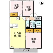 キングスクラブハウス8の間取り画像