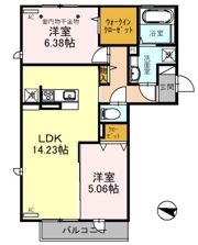 Delasse Kowa Ⅱの間取り画像