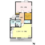 スカイコートAの間取り画像