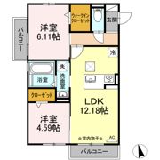 グランメゾン･新瀬戸 Aの間取り画像