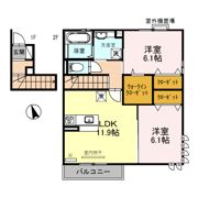 ジャルダン亀山の間取り画像