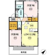 リビングタウン宇多津 A棟の間取り画像
