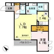 D-room大橋の間取り画像