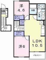 ドミールVの間取り画像