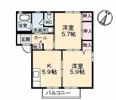 ノースヴェレッジⅡ C棟の間取り画像