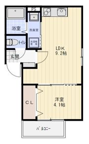 Favoloso花畑Ⅰの間取り画像