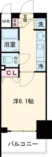 プレサンス神戸プレシャスの間取り画像