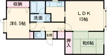 コーポM No．6の間取り画像