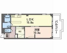 花太コーポ篠尾の間取り画像