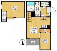 GRANDTIC 下伊福の間取り画像