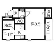 Hillside山の神の間取り画像